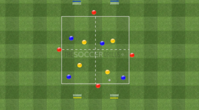 4 Squares – Positional Game – Small Sided Game