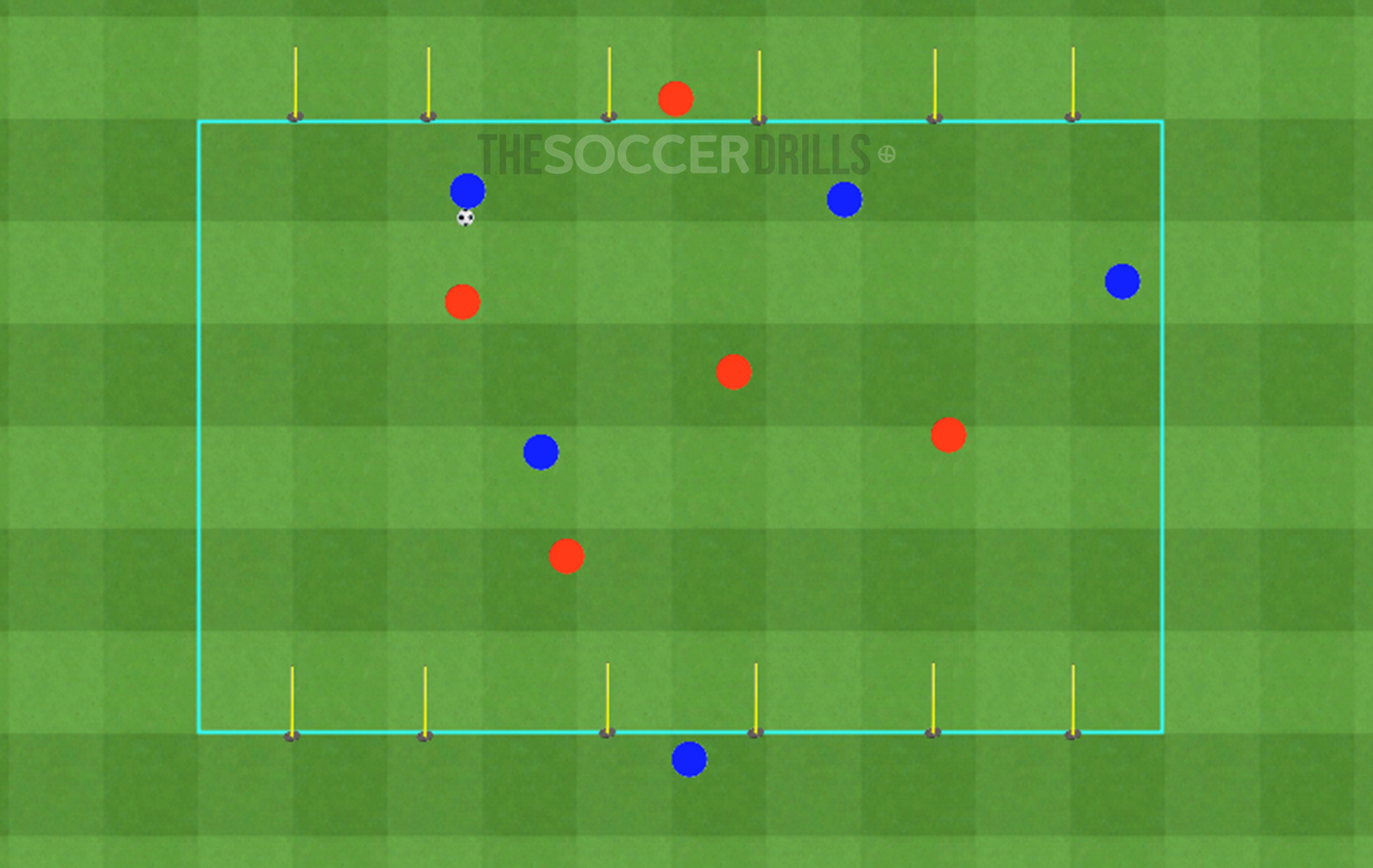 Soccer Drills for coaches, Soccer Drills for kds, Tactical Football Exercises, Tacical Soccer Drills, Drills for counterattack, Possesion possesion drills soccer, Small-Sided Soccer Games,